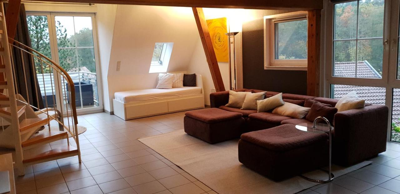 Eigenes Maisonettehaus In Idyllischer Lage Mit Balkon, Nahe Messe, 24H Self-Check In, Gratis Parken شفاباخ المظهر الخارجي الصورة