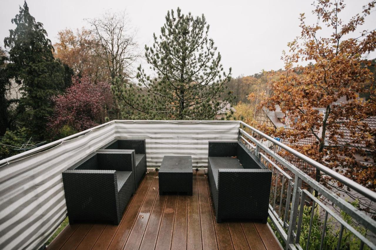 Eigenes Maisonettehaus In Idyllischer Lage Mit Balkon, Nahe Messe, 24H Self-Check In, Gratis Parken شفاباخ المظهر الخارجي الصورة