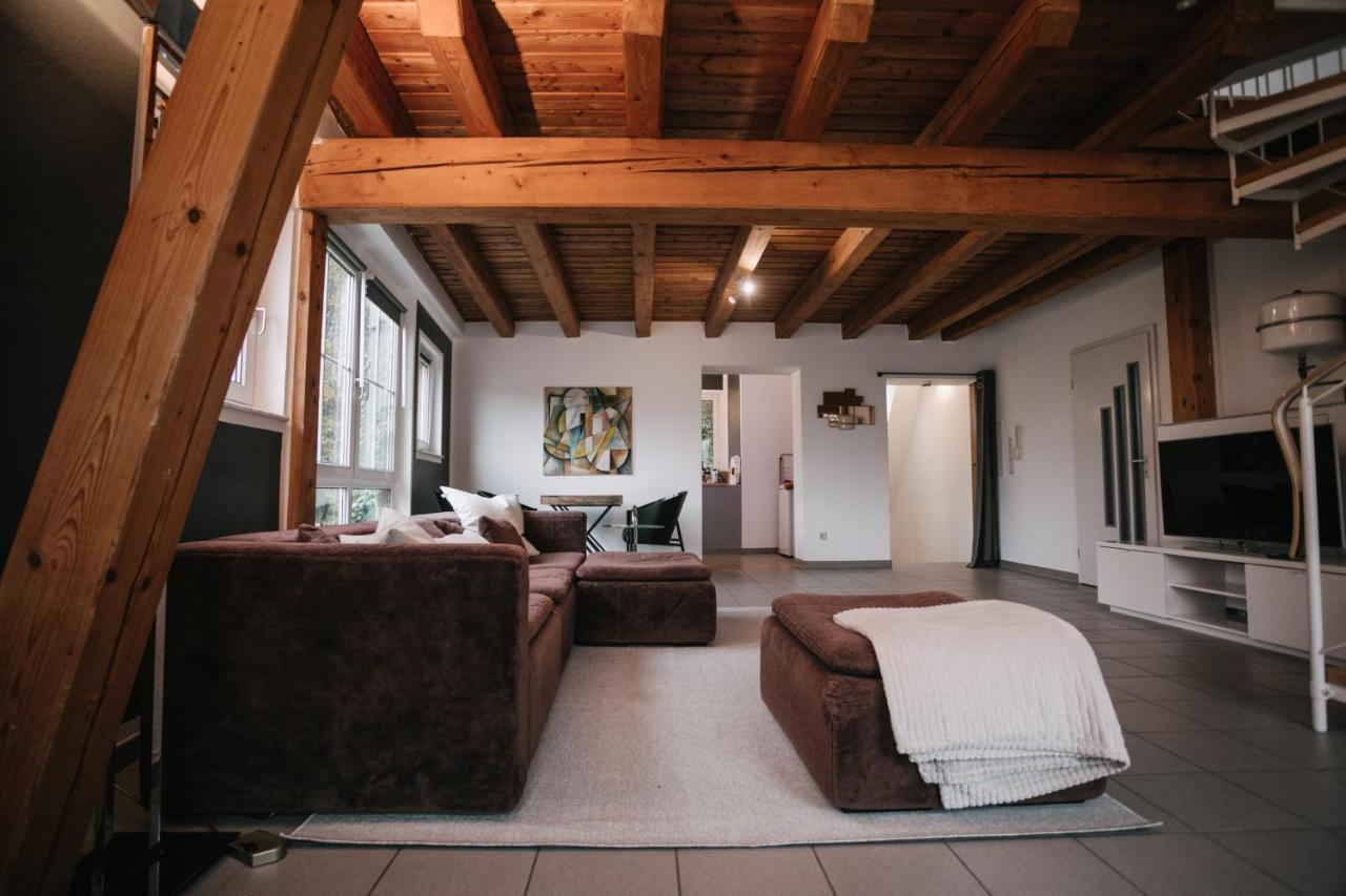 Eigenes Maisonettehaus In Idyllischer Lage Mit Balkon, Nahe Messe, 24H Self-Check In, Gratis Parken شفاباخ المظهر الخارجي الصورة