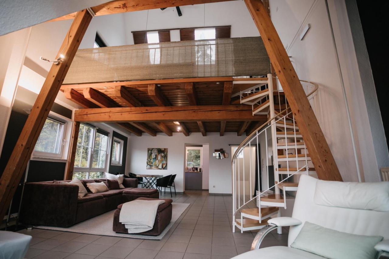 Eigenes Maisonettehaus In Idyllischer Lage Mit Balkon, Nahe Messe, 24H Self-Check In, Gratis Parken شفاباخ المظهر الخارجي الصورة